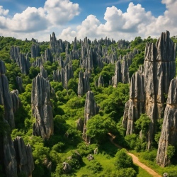 День 2. Каменный лес и культура народов Юньнаня