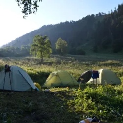 День 2. Переход к Урупским озёрам.