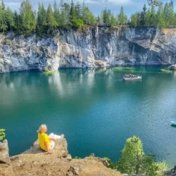 День 2. Ретропоезд. Парк Рускеала. Паасо. Долина водопадов