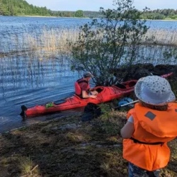 День 2. Прогулка по островам на каяках и русская банька
