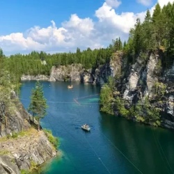 День 3. Рускеала, Ретропоезд, Долина водопадов, Паасо.