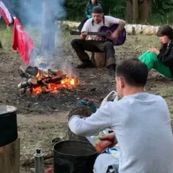 День 1. Встреча, закат и вечерний костер
