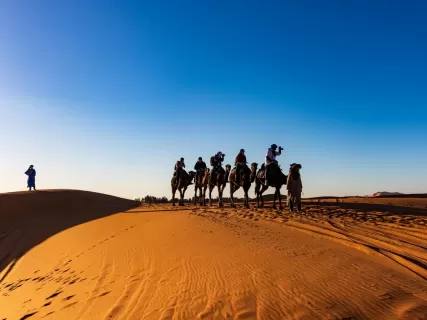 5-Day Morocco Discovery: Casablanca, Chefchaouen, Fes  Sahara Desert to Marrakech