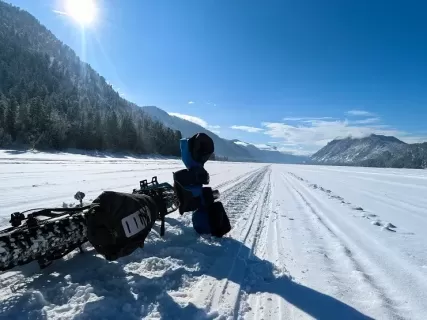 Велотур Зимний Горный Алтай. Телецкое озеро