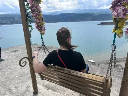 Сулакский каньон из Махачкалы, катание по Чиркейскому водохранилищу, Бархан Сарыкум.