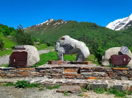 Горный лагерь в Северной Осетии. Дигорское ущелье