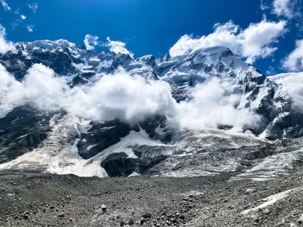 Безенги. Главные стены Кавказа. Палаточный лагерь