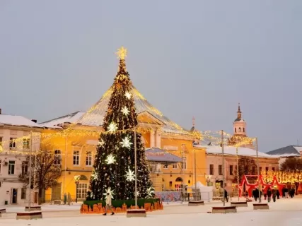 Новогодние открытки от Липецка до Тамбова