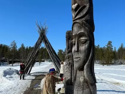 Саамская деревня